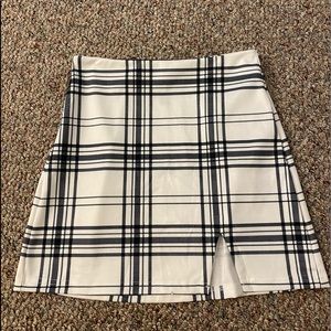 Shein plaid skirt
